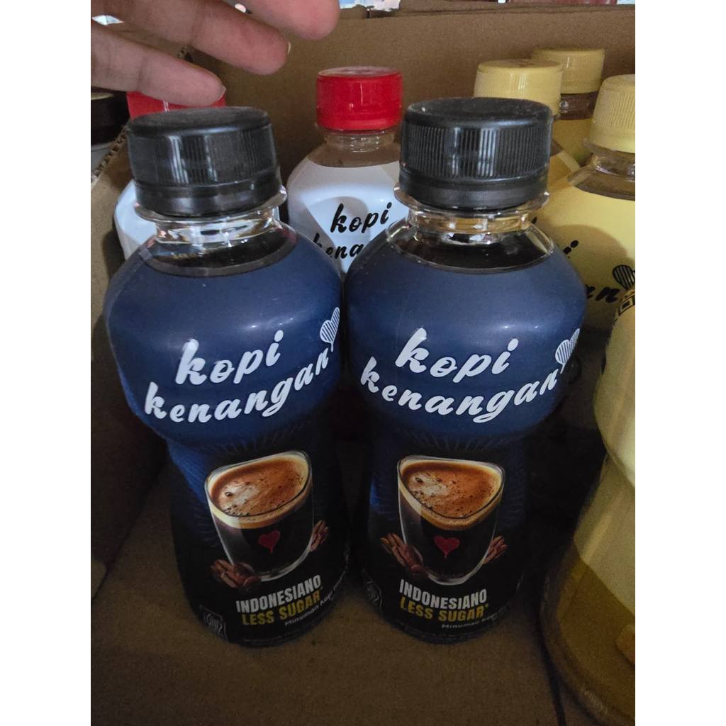 Kopi Kenangan botol 200ml tersedia 12 kotak/ DUS rasa Americano Less Sugar, Cafe Latte, Royal Cheese