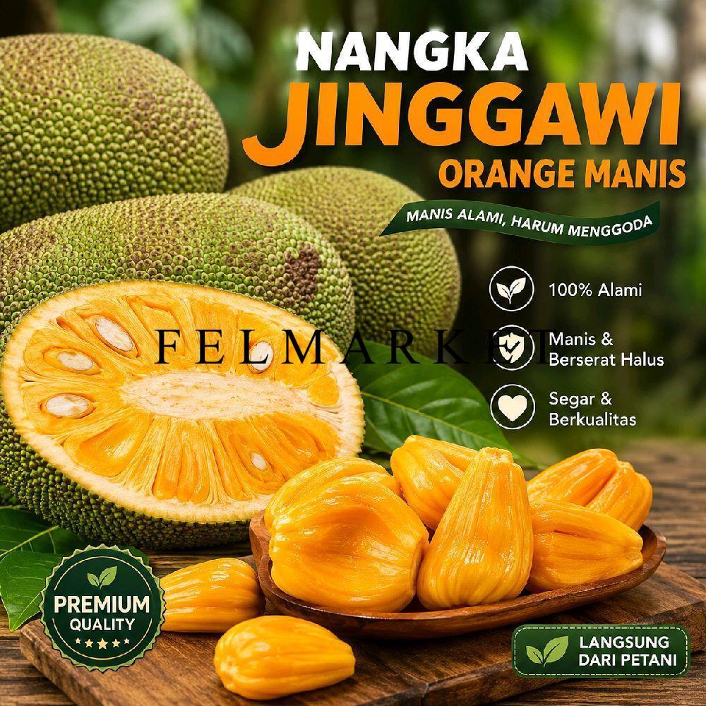 Buah Nangka Jinggawi Super Manis Premium -+7 kg / Nangka Jinggawi Utuh / Pcs