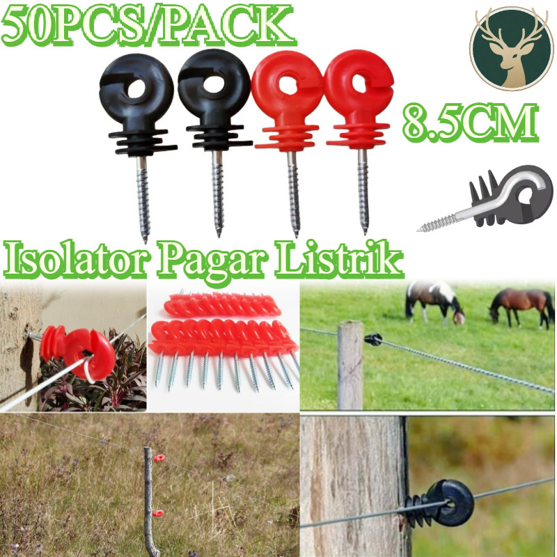 50PCS/PACK Isolator Pagar Listrik / Electric Fence Insulator / Pagar Listrik Insulator / Pagar Listr