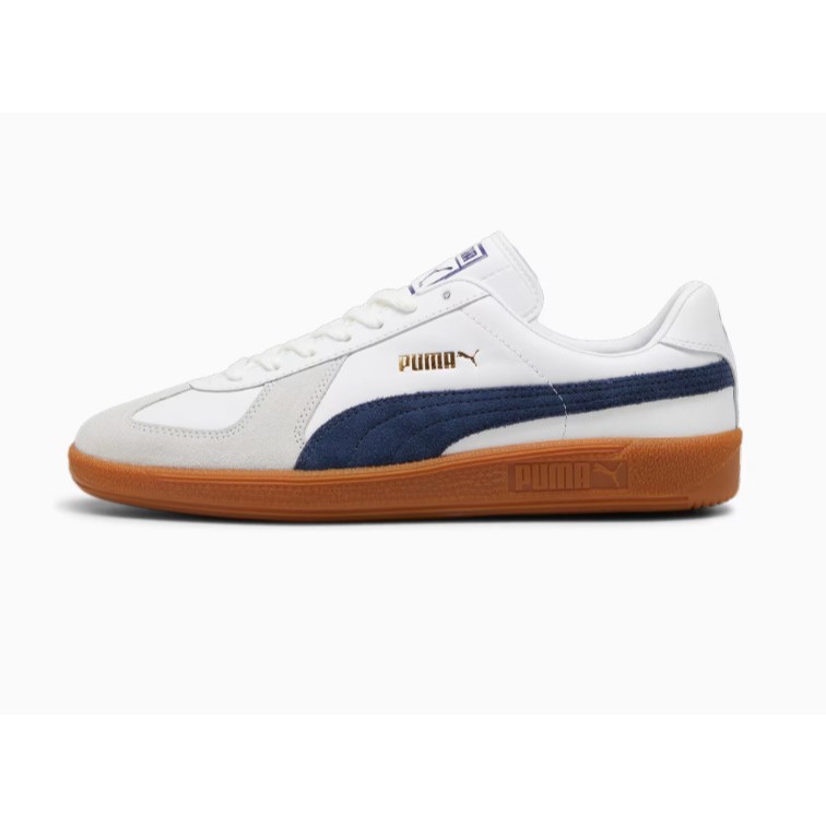 PUMA Sepatu Sneakers Pria Army Trainer White-Club Navy 386607 17