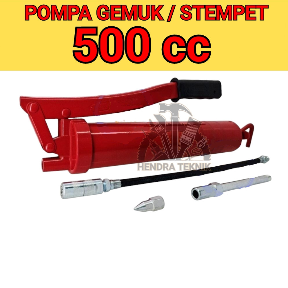 TERNASTORE Grease gun 500cc pompa stempet tangan pompa pelumas 600ml murah pompa gemuk manual 500ml