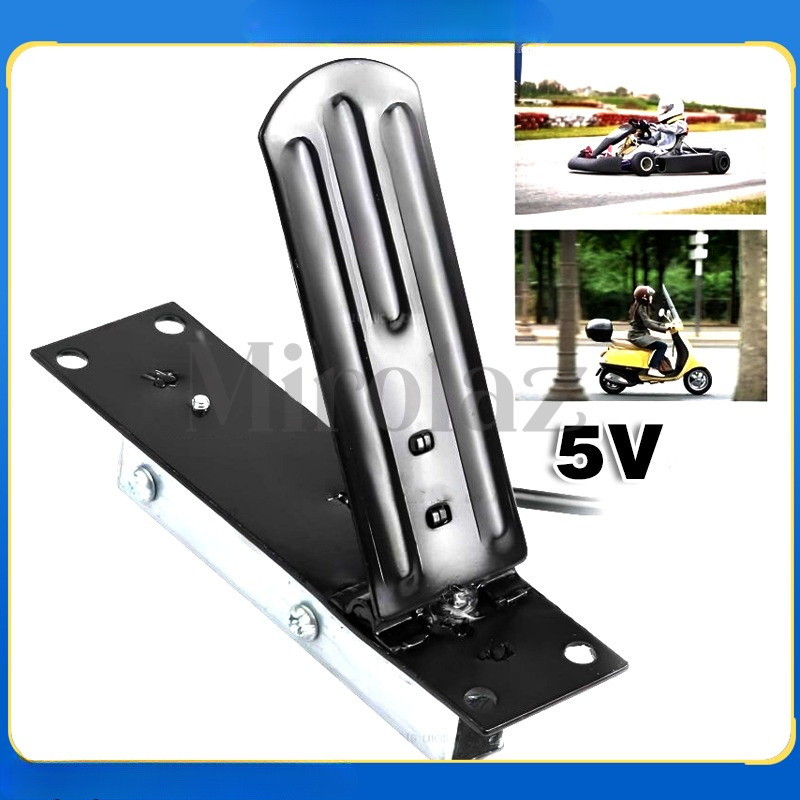 Universal Pedal Gas Elektrik 3 Kawat Waterproof Untuk Kendaraan Listrik Seperti Gokart Mobil Listrik