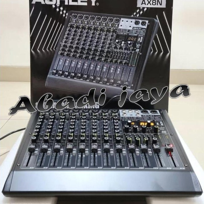 Mixer Audio Ashley Ax8N 8 Channel Original Product Ashley