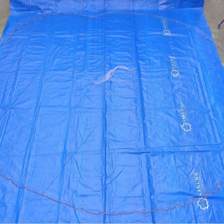 JALA IKAN JALA UDANG 2,5 METER BAHAN SENAR MEKAR FULL HABIS PEMBERAT TIMAH SUPER NO 0 JALA SUNGAI JA