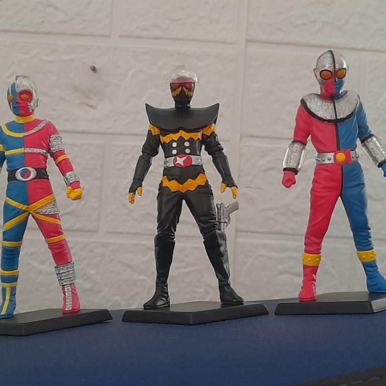 Kikaider-Kikaider 01-Hakaider HG Core Satu Set - Bandai Original