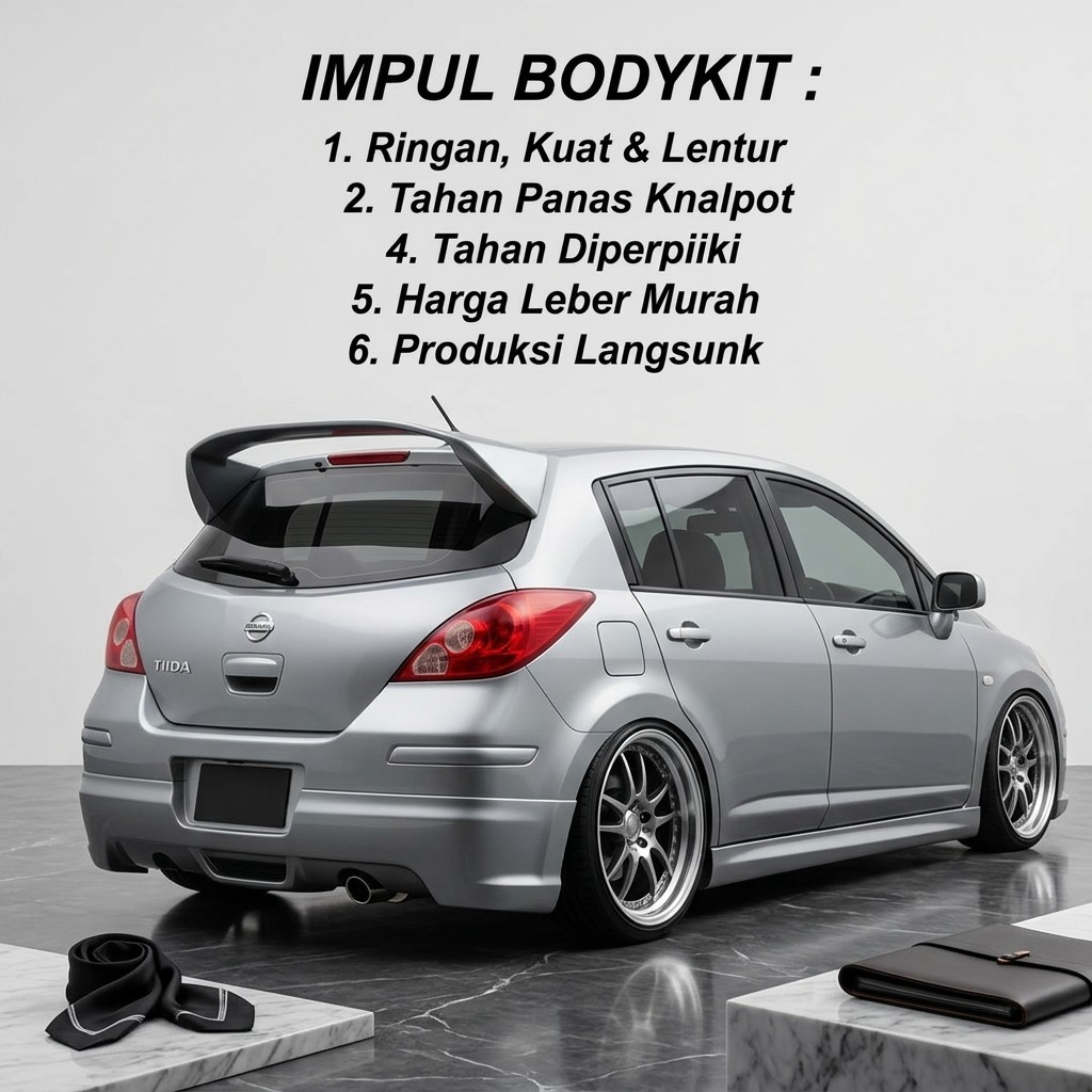 bodykit latio body kit nissan latio