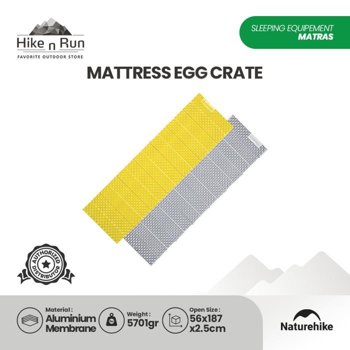 Matras Lipat Naturehike NH20FCD07 Egg Crate Folding Mattress - Kuning, Ready.