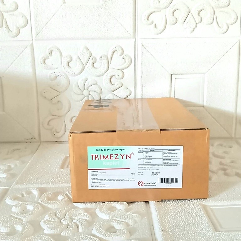 TRIMEZYN-K 50 kaplet Kemasan Box