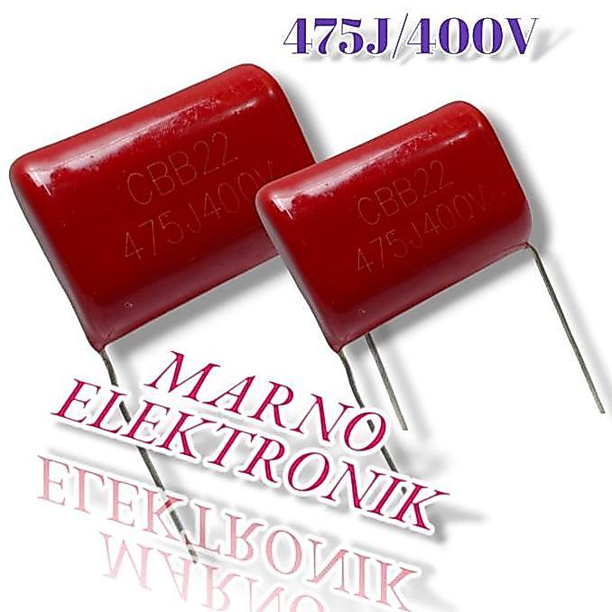 CAPASITOR MILAR 4N7 4,7N 47N 400V 475J 400KV 4NANO7 4 NANO 7 MILAR A2162