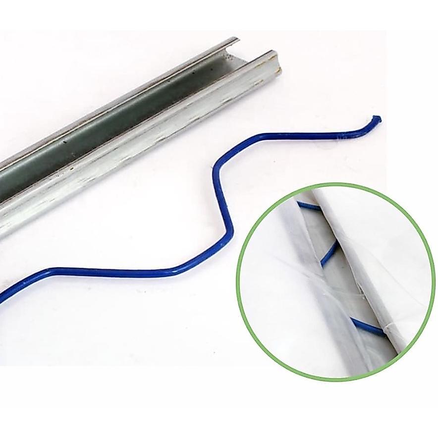 Spring Clip Galvalum 2 Meter Lengkap / Penjepit Plastik UV Greenhouse Spring Klip