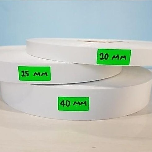 EDGING VINIL PLIMIR PUTIH LEBAR 40mm