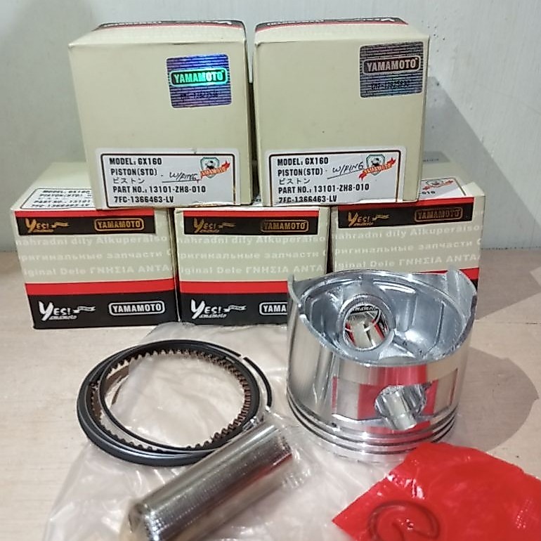 Piston Gx160 Yamamoto komplit.piston seher gx160