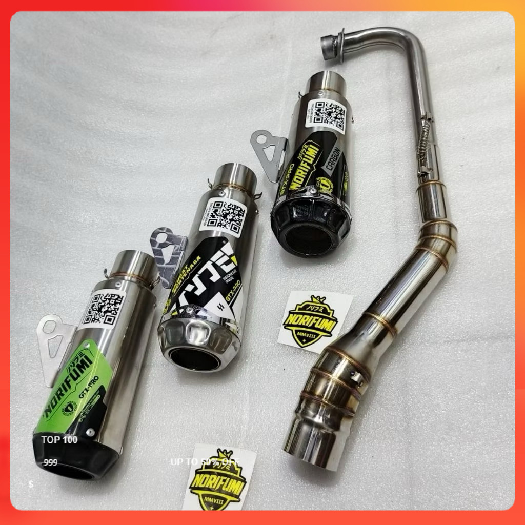 Rbt gtx Norifumi knalpot Vega Jupiter Kharisma Supra 125 Blade Shogun Smash Revo dll gratis db kille