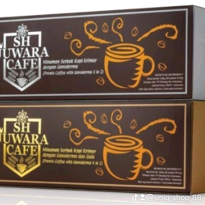kopi kesehatan ganoderma coffee 3in1 4in1 1box 20 sachet kopi shuang hor - 3in1 tanpa gula