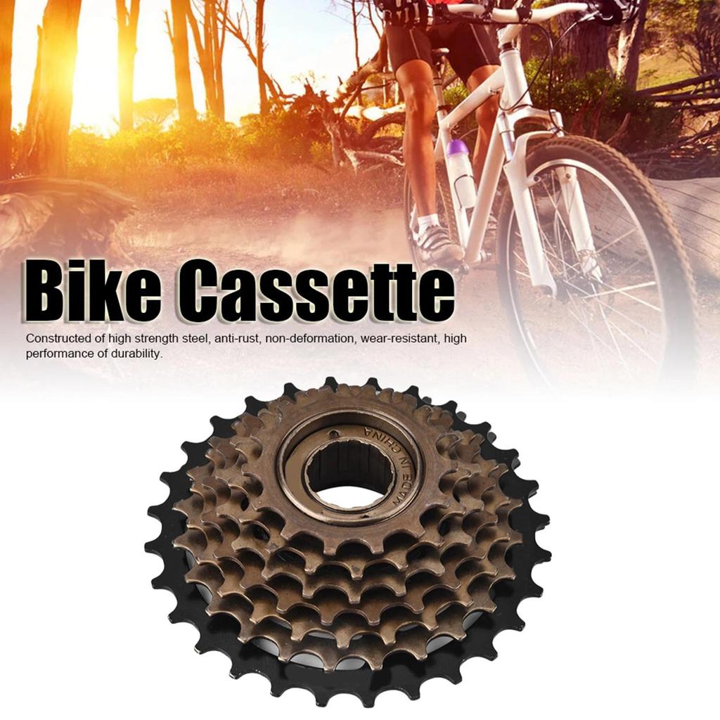 Freewheel  Freewheel Cassette Sprocket 7 Speed Mountain Bike Replacement Accessory Cassette flywheel