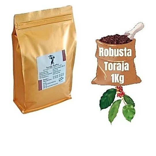 Kopi  Toraja Robusta bubuk Biji Kopi  Robusta Toraja 1Kg      asli Toraja .