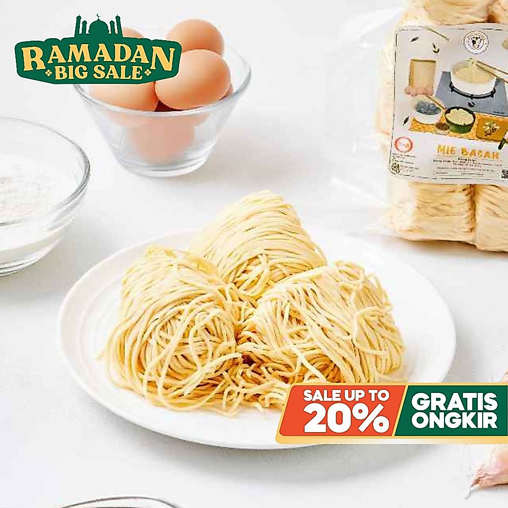YEN Mie Basah Standar Kiloan-Mie Yamien Mentah