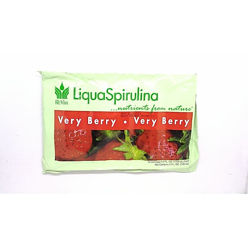 LIQUA SPIRULINA VERY BERRY ORIGINAL 100%/REVITA