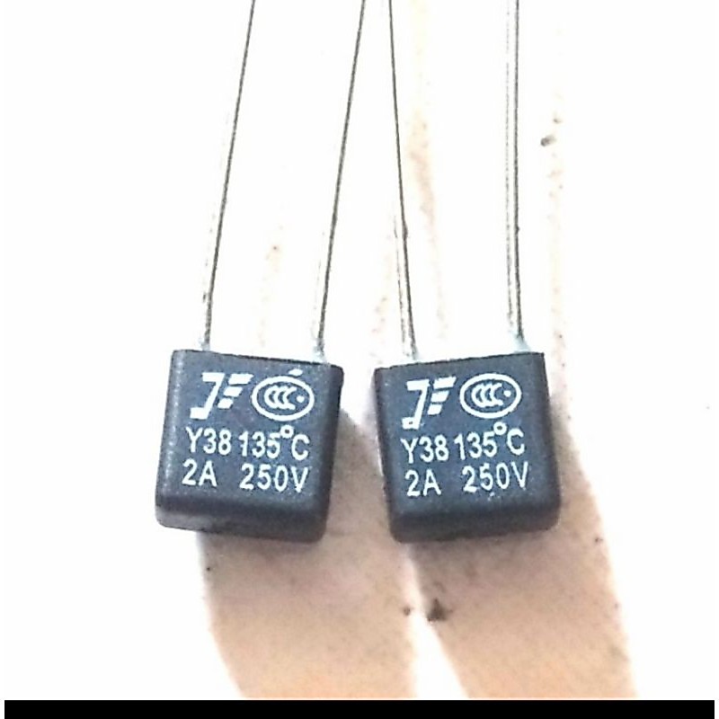 FUSE KIPAS ANGIN SEKRING SIKRING  2A 250V THERMOFUSE KOTAK.