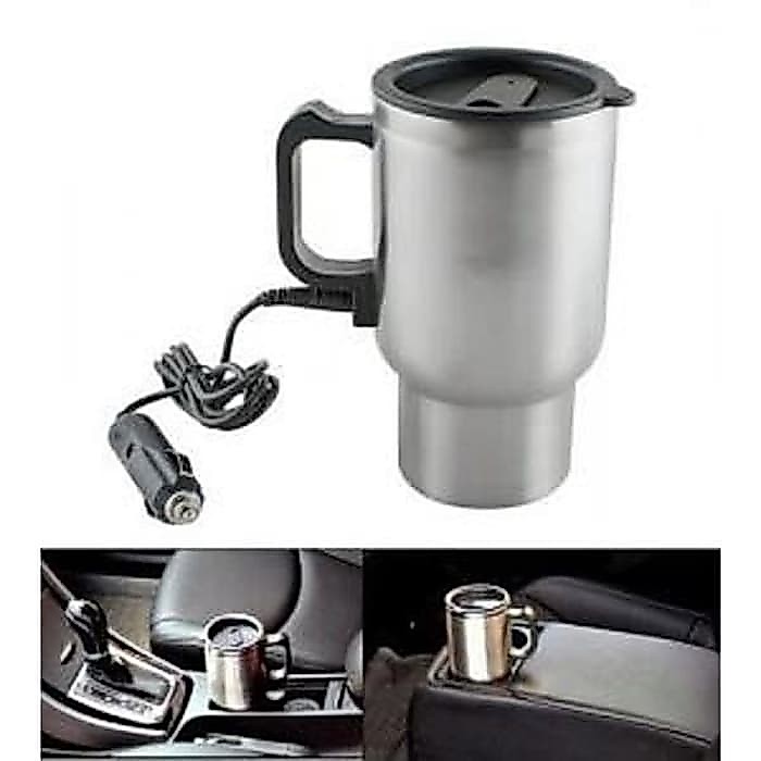 Gelas Thermos Pemanas Air Heated Car Travel Mug Elektrik Mobil 450ML