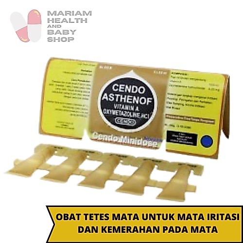 Cendo Asthenof Minidose 0.6 ml | Obat Tetes Mata | Meredakan Iritasi