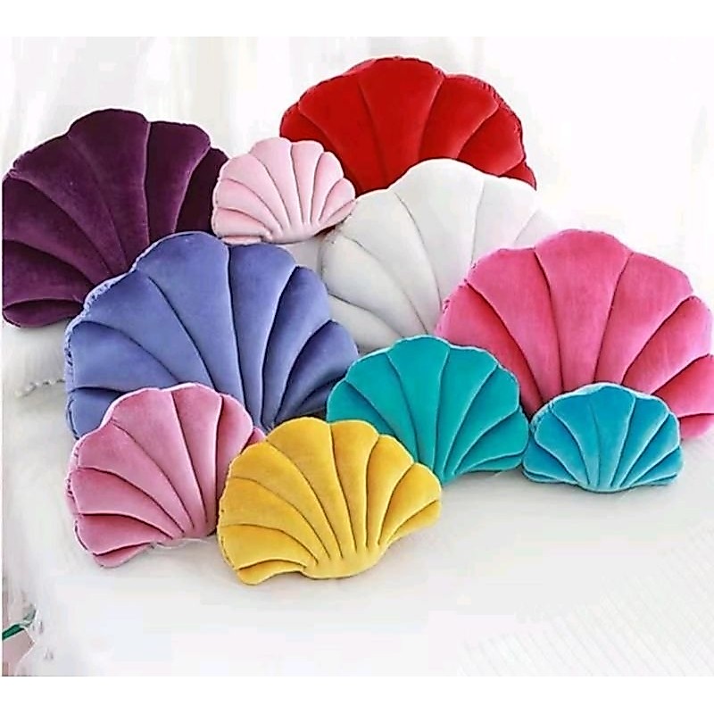 Bantal kerang unik bantal sofa  BANTAL KURSI BENTUK KERANG/BANTAL SOFA KERANG LUCU DAN UNIK
