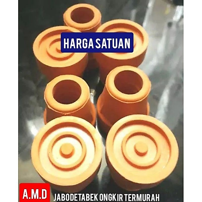 Karet tongkat ketiak / Alas tongkat kruk / Bawahan Tongkat Ketiak