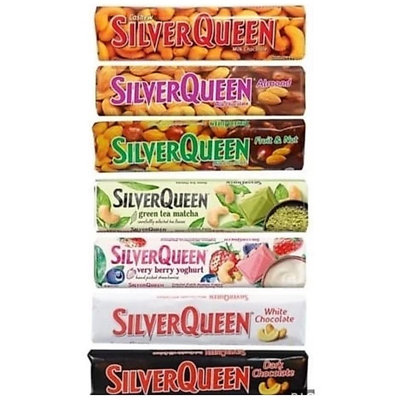Promo Coklat Silverqueen Almond Cashew 55gr/62gr Cokelat