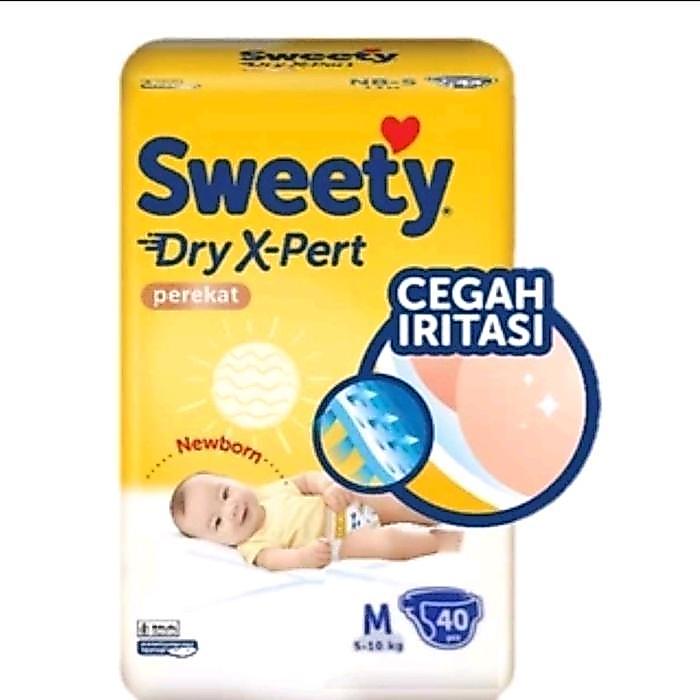 Sweety Bronze Dry Xpert Comfort M 40 - Popok Perekat Ukuran M 40 (Medium)