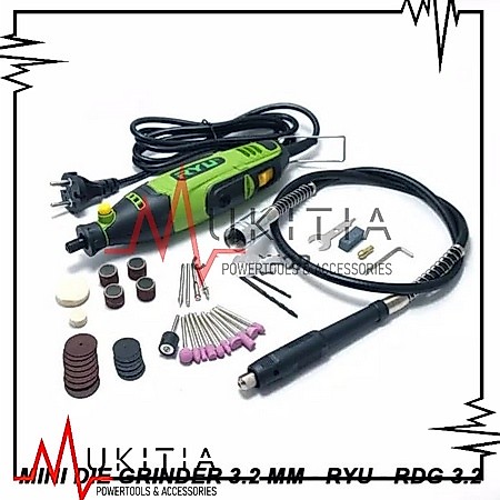 Mesin Gerinda Tuner Mini Ukir Ryu Mesin Gerinda RDG 3.2 Mini Die Grinder RDG3.2 GERINDA BOTOL