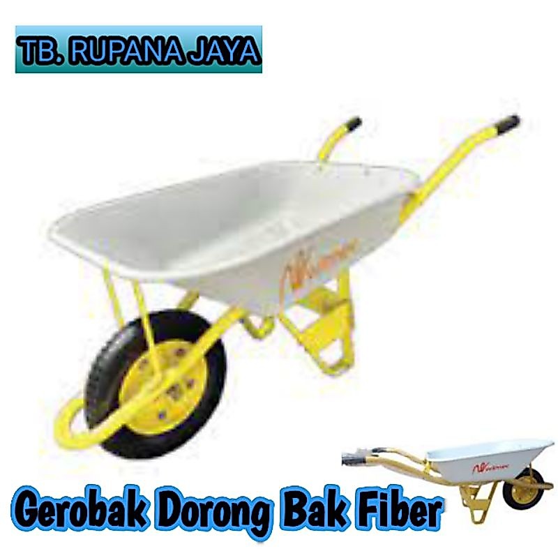 GEROBAK SORONG / GEROBAK DORONG / Angkong / Lori  ( Bak Fiber )