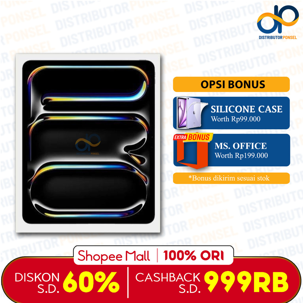 Apple [iPad] Pro M5 2025 13-Inch WiFi Only 2TB 1TB 512GB 256GB Garansi 1 Tahun