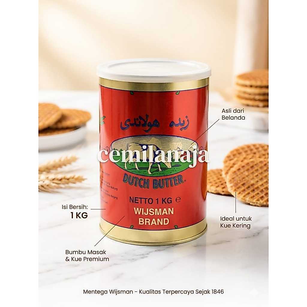 MENTEGA WISJMAN BUTTER 1 KG RUMBUTTER WISMAN WYSMAN KUE KERING NASTAR LAPIS LEGIT BOLU MARTABAK TOKO