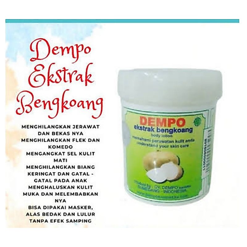 Krim Dempo Snow Sari Bengkoang Kemasan Hijau