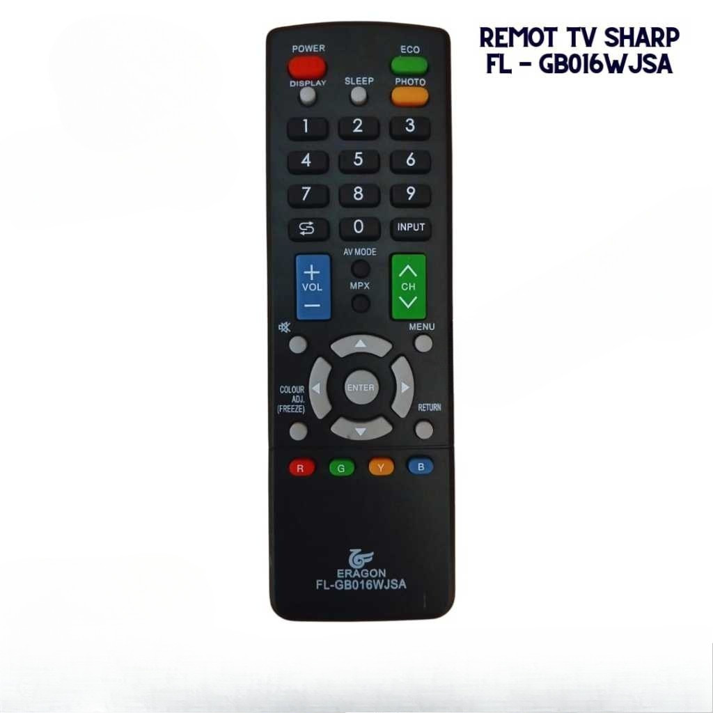 Remote Control TV Sharp Aquos GB016WJSA Pengganti Remot TV LED LCD Rusak