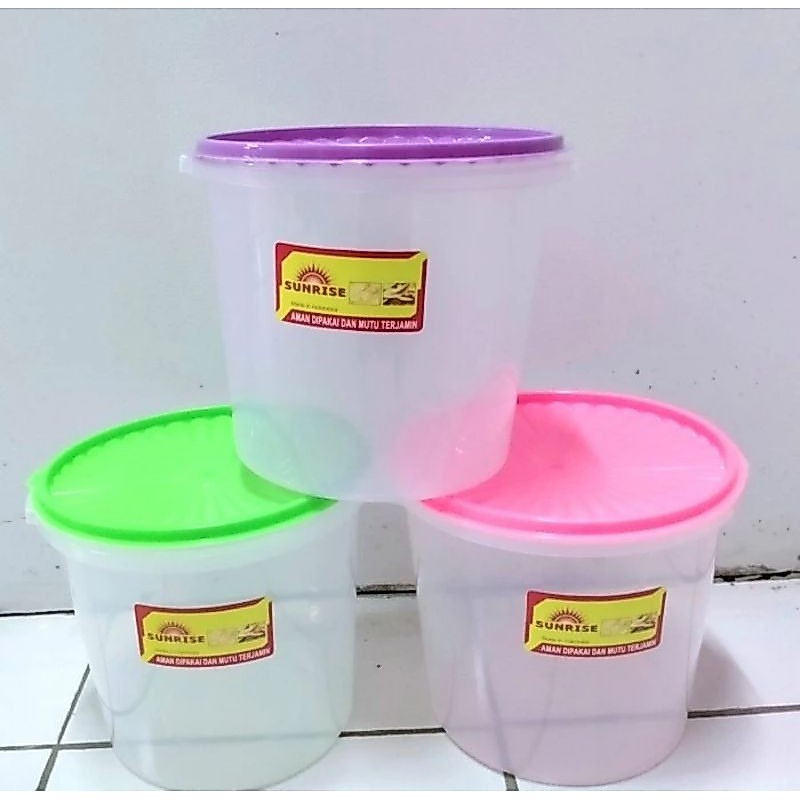 Toples 5 liter Sunrise/ Toples plastik 5 L Sunrise/ Toples Kerupuk dan peyek 5 Liter
