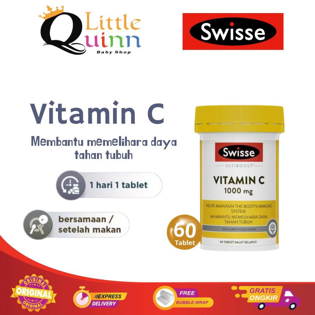 Swisse Ultiboost Vitamin C 1000mg 60 Tablets - Swisse Vitamin C