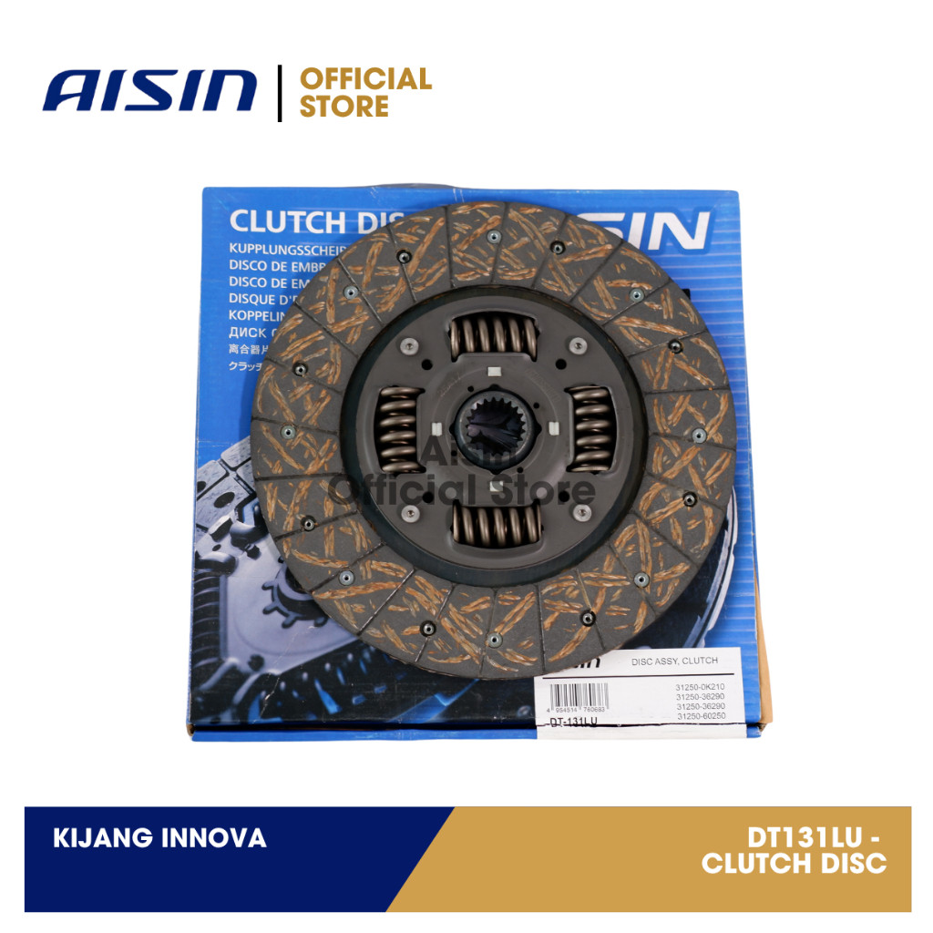 AISIN Kampas Kopling Disc Assy Toyota Innova Diesel Hilux Diesel [DT131LU]