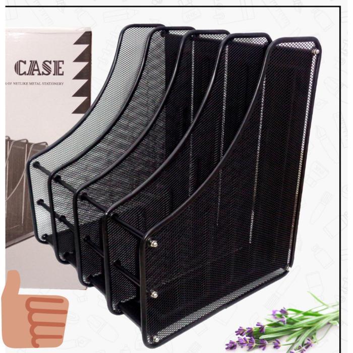 Rak Majalah / Document Tray / Box File 4 Kolom