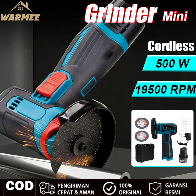 warmee 19500RPM Mesin Gerinda Mini Cordless