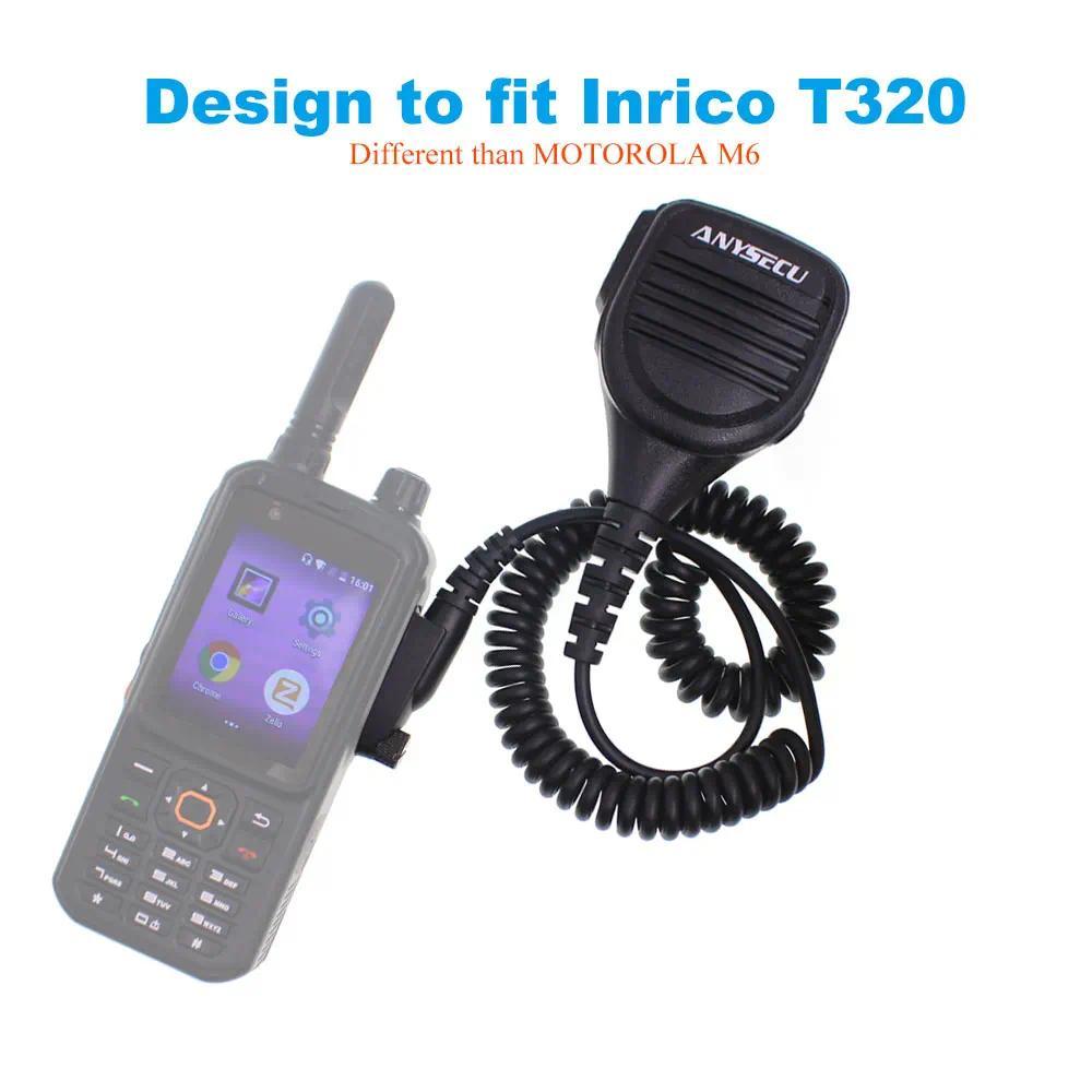 Anysecu Microphone For 4G Network Rao Inrico T320 A420S S100 S200 Android POC Mobile Phone Walkie Ta