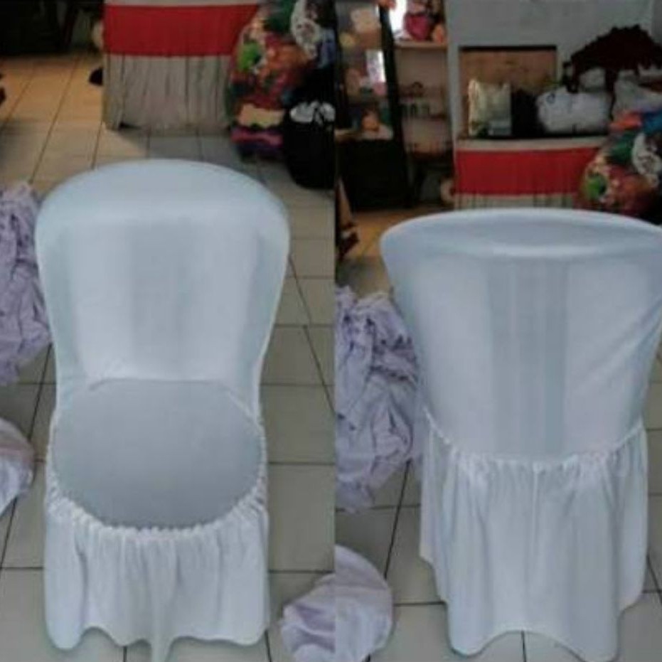sarung kursi napoly plastik 101 polos sarung kursi pesta minimalis