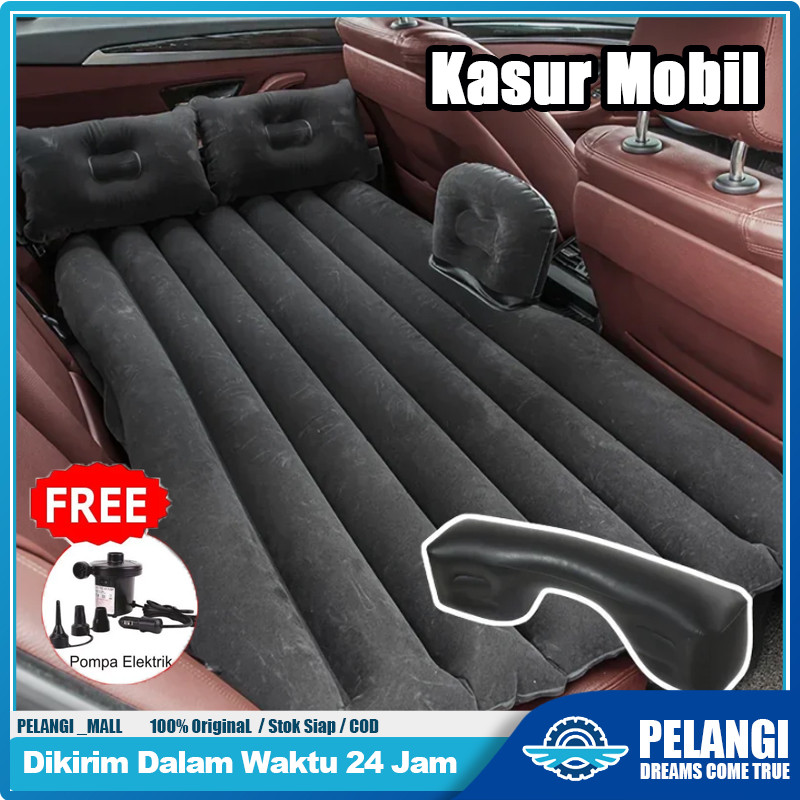 Kasur Mobil Kasur Angin Matras Kasur Mobil Angin Pompa + Bantal Matras Kasur Angin Mobil