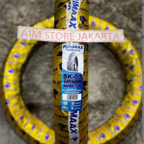 Primaax SK03 80/90-14, 90/90-14, 100/90-12, 110/90-12, 110/70-13, 130/70-13, 80/80-17, 90/80-17, 100