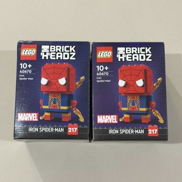 Lego Bricks Head Spiderman Sealed