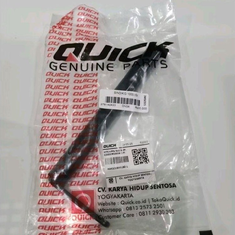 Sindik Traktor G1000 , G1000 Boxer , G3000 , Zeva , M 1000A Quick / Hitch Pin Sub Assy Traktor G1000