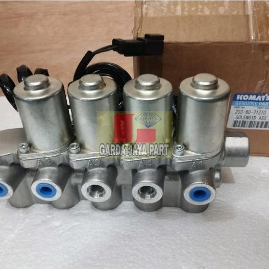 Solenoid Valve Group Block Solenoid Assy Komatsu Pc130-7 203-60-71210 Berkualitas