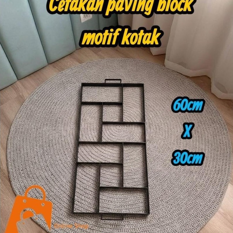 cetakan paving block bahan besi