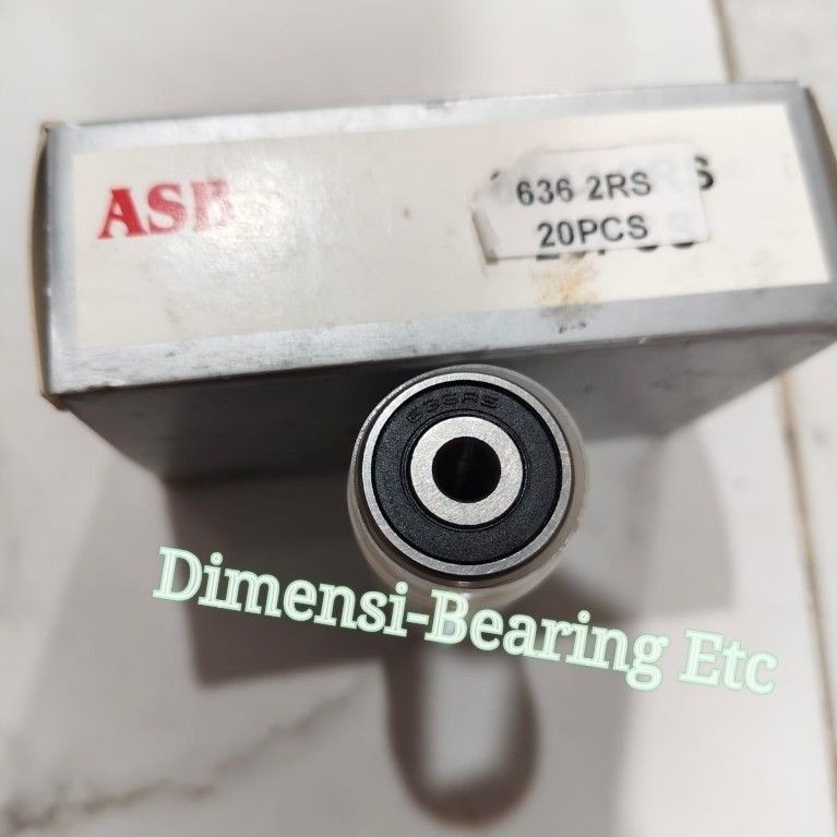 636 2RS ASB MINIATURE BEARING