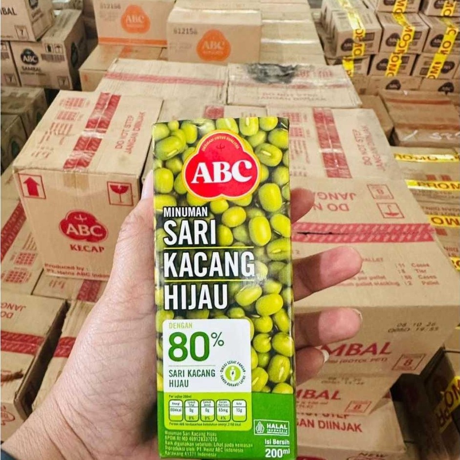 1 dus SARI KACANG HIJAU ABC 200ML EXP. 10/02/2027 ( 1DUS ISI 24 )